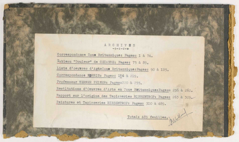 209SUP/197 - Dossier A172