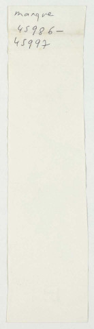 209SUP/654 - OBIP 45007 à 45998