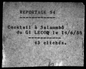 Cocktail à Salammbô chez Le général Lecoq.