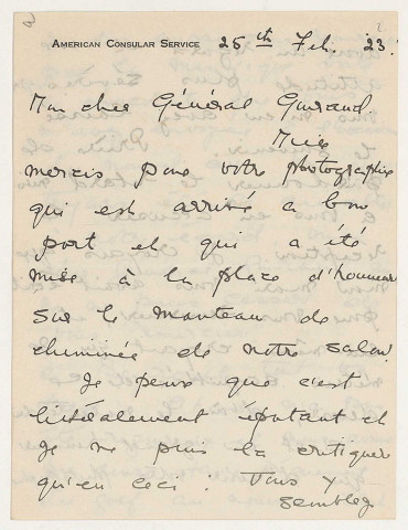 25 juillet 1923-31 décembre 1924.