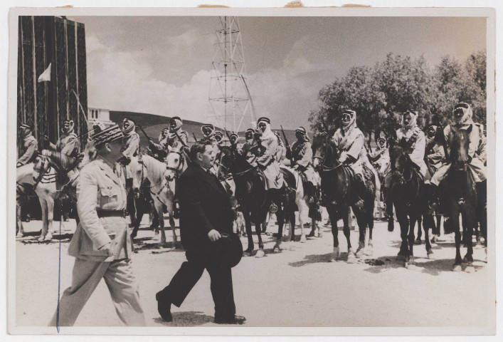 Visite du président Herriot à Damas