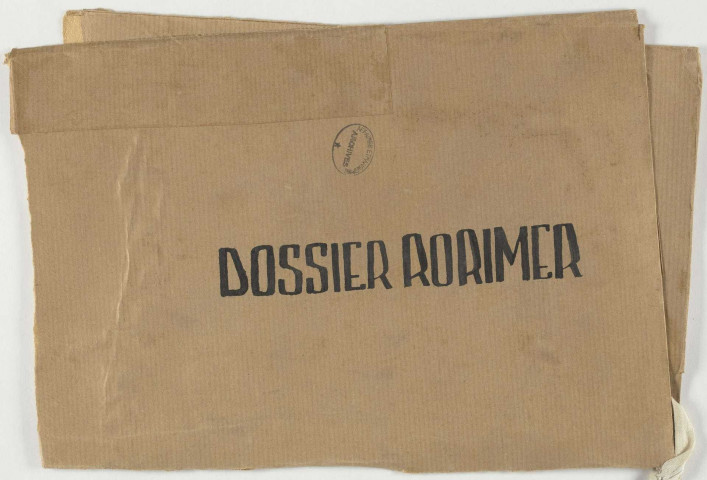 209SUP/715 - 1. Divers ; 2. Divers ; 3. Spoliations d'archives