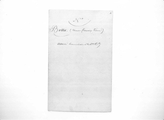 BOTTU Vincent François Léonce