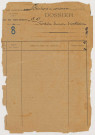 Service des renseignements division d'occupation de Tunisie, Documents relatifs à la frontière tuniso-tripolitaine carte jointe échelle 1 :200 000, avril 1908) 25 f.