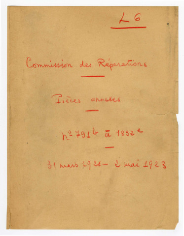 Annexe n° 791 à 1832