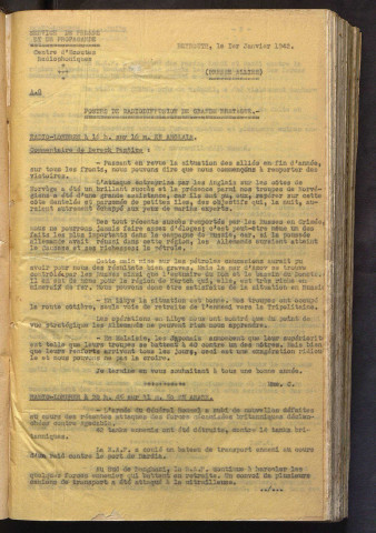 1er janvier-28 février 1942 (vol. IV).