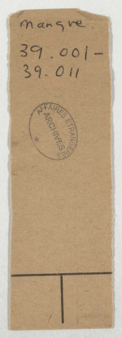 209SUP/641 - OBIP 39012 à 39127