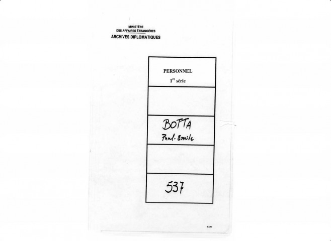 BOTTA Paul-Emile
