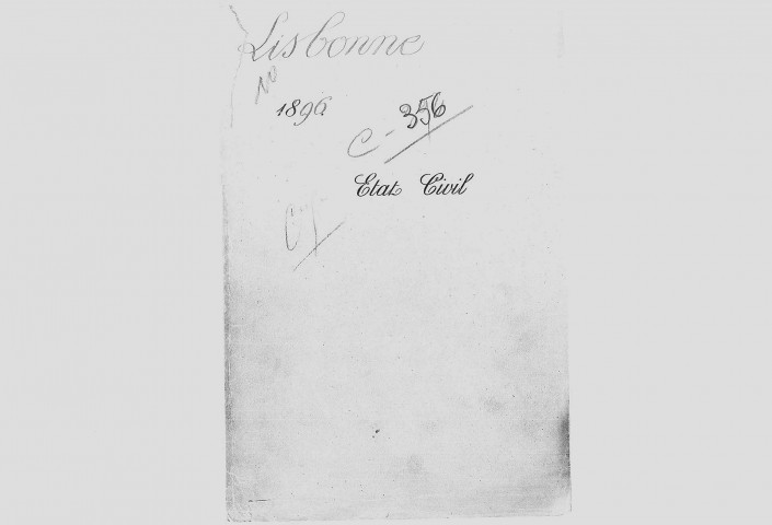 Lisbonne (Suite) (Registres Sans Table) (1896-1899); Liverpool (1892-1899); Livourne (1892-1899); Londres (Registres Sans Table) (1892-1893).