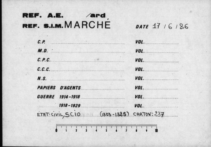Scio (1803-1825); Scutari d'Albanie (1856-1884); Sarajevo (1864); Séville (1849-1857)