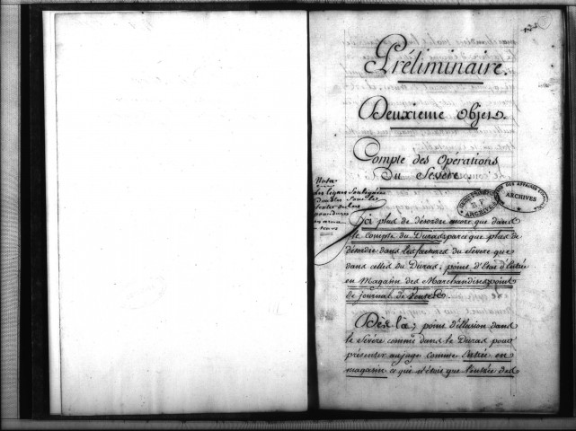 "Discussion des comptes de commerce du navire le Sévère" (ff. 1-510). "Réponses et objections des armateurs, réponses du sieur Anquetil, pièces diverses" (ff. 511-608).