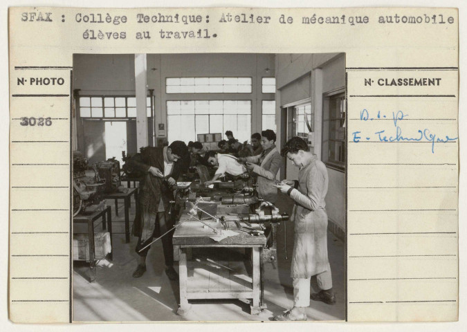 Enseignement technique.