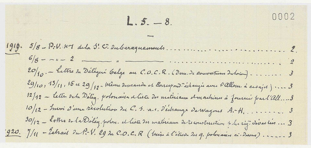 Sous-commission des matériaux et des baraquements