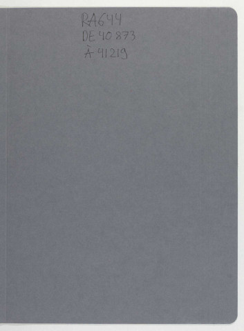 209SUP/644 - OBIP 40873 à 41219