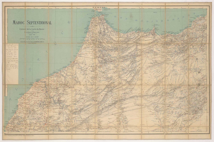 Cartes géographiques du Maroc.