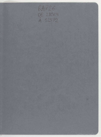 209SUP/726 - OBIP 28064 à 52572