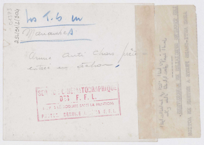 Troupes spéciales de la France Libre au Levant : manœuvres