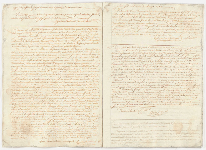 Actes de chancellerie (25 novembre 1802-4 avril 1806).