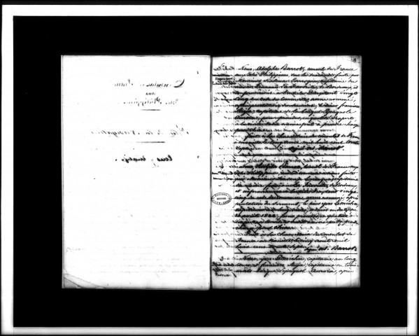 « Police de la navigation ; actes y relatifs » (août 1837-décembre 1853).
Rapports de mer (1875-1878).