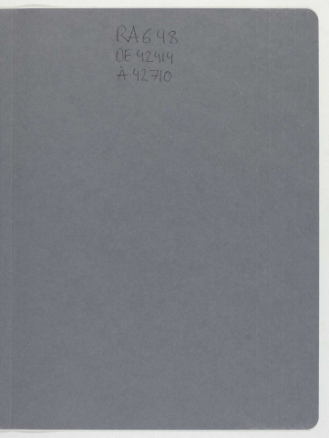 209SUP/648 - OBIP 42414 à 42710