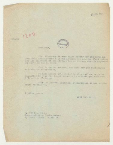 209SUP/431 - Dossier P86