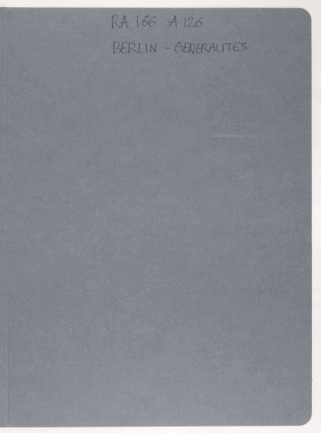 209SUP/166 - Dossiers A126-A128