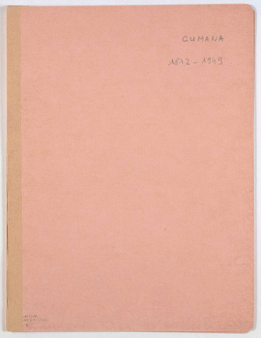 Correspondance avec l'agence consulaire de Cumana (1872-1904, 1925, 1949).
Correspondance avec l'agence consulaire de Ciudad Bolivar (1872-1951).