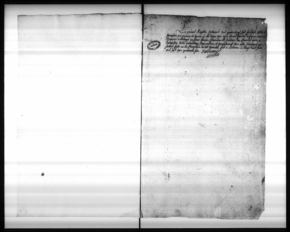 Actes de chancellerie (juillet 1746-14 mars 1755).