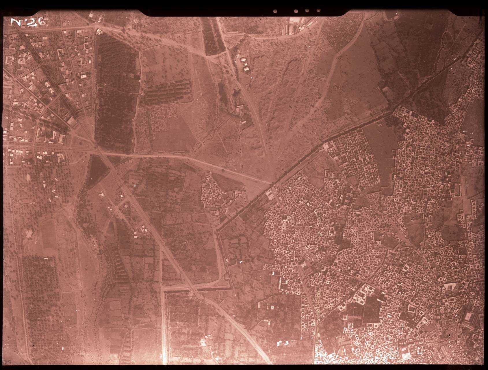 Marrakech, vues aériennes (avant 1920)