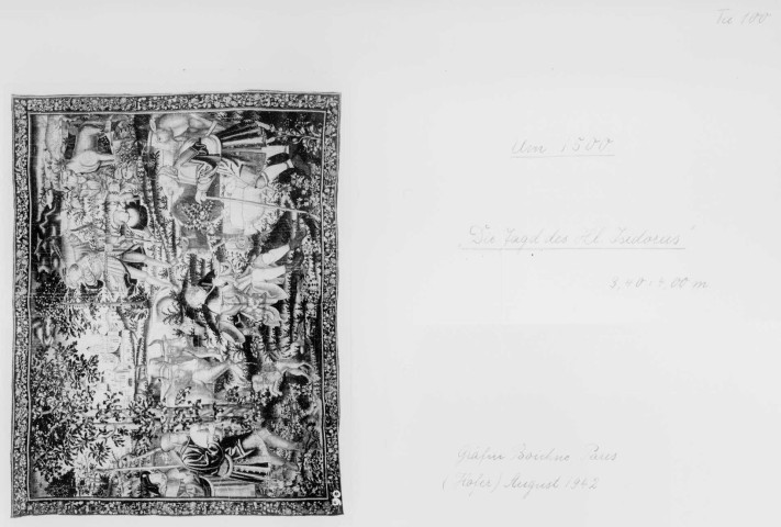 20160007AC/63 - Tapisseries, 1 sculpture, 9 tableaux (G).