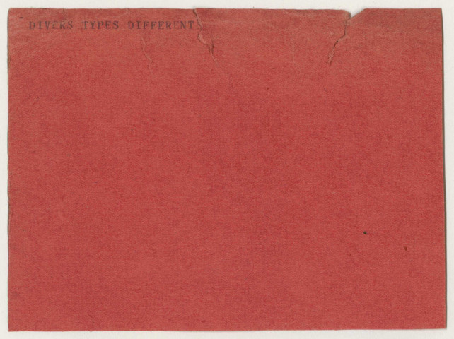 Types différents [ethniques].