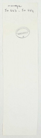 209SUP/665 - OBIP 50441 à 50665