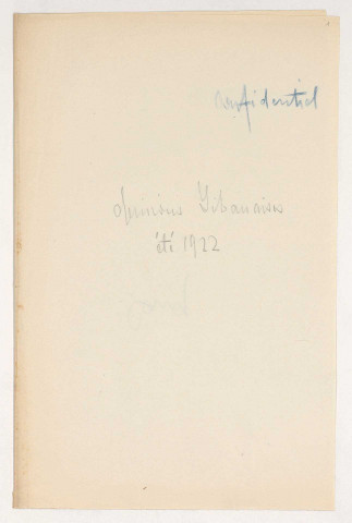 Rapports ; notes d'informations et de renseignements glanés, pour la plupart, auprès d'informateurs, classées par thèmes par le secrétaire du général*, quelques télégrammes joints et extraits de presse.
