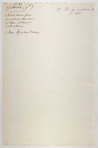 Dossiers n°41 à 46.