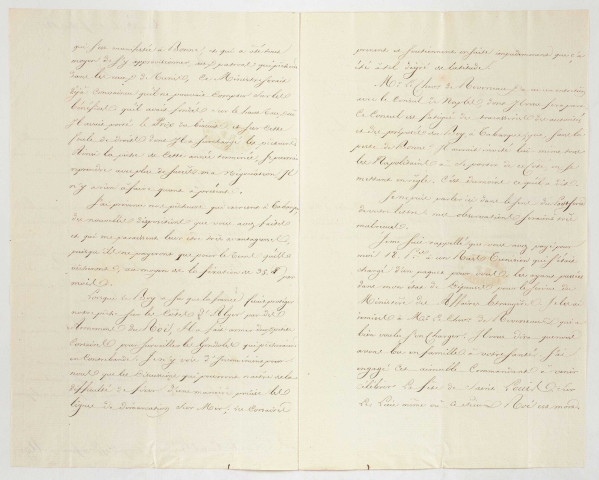 Correspondance avec le consulat général de France à Tunis.