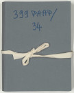 Vallières (des) à Weinling, scripteurs non identifiés, lettres incomplètes et brouillons de lettres d'Henri Gouraud, menus.