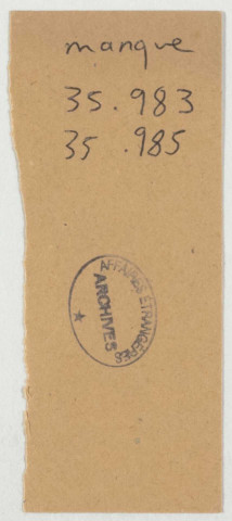 209SUP/630 - OBIP 35912 à 36025