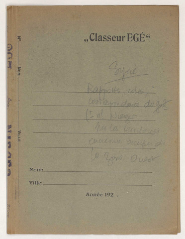 Territoires Ennemis Occupés de la zone Ouest, territoire des Alaouites.