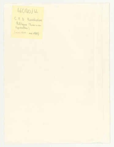 Présentées par des États