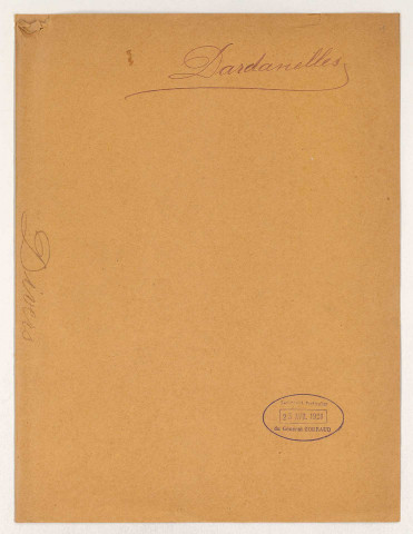 Documentation postérieure à la guerre.