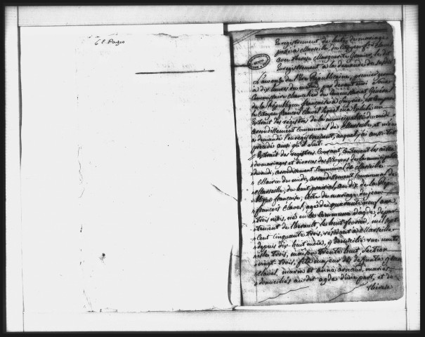Actes de l'état civil (germinal an XI-décembre 1806).
