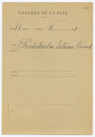 Protectorat en Extrême-Orient