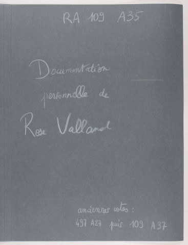 209SUP/109 - Dossier A37