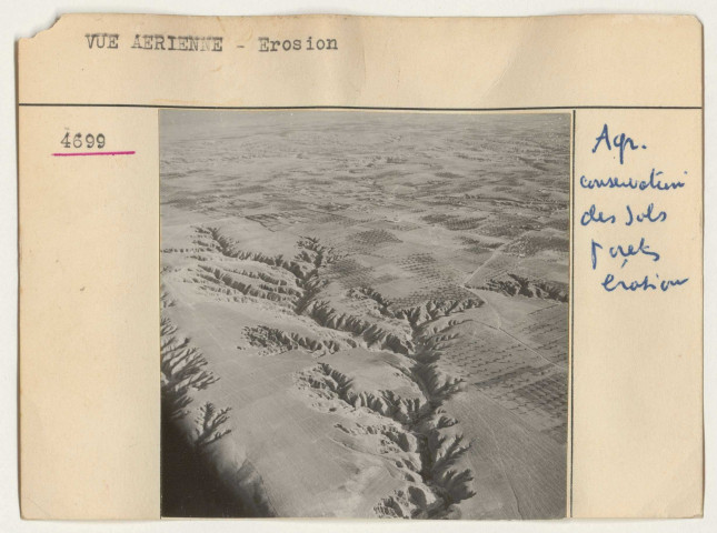 Agriculture: conservation des sols et forêts, érosion.