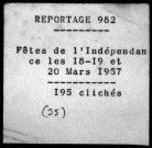 Fêtes de l'indépendance.