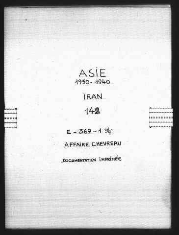 Documentation imprimée.