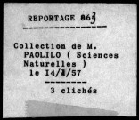 Collection de M. Paolilo (sciences naturelles).