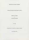 Correspondance : arrivée et départ (août 1829-mai 1832).
