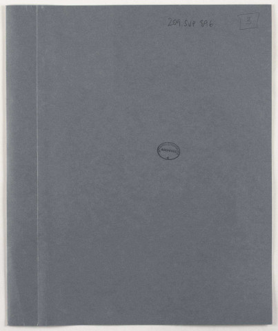 209SUP/898 - Documentation du BCR