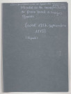 Minutes de la correspondance de Pierre Deval à François Maurin (avril 1817-septembre 1818).